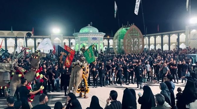 آغاز دلدادگی دلداگان در ماه محرم حسینی