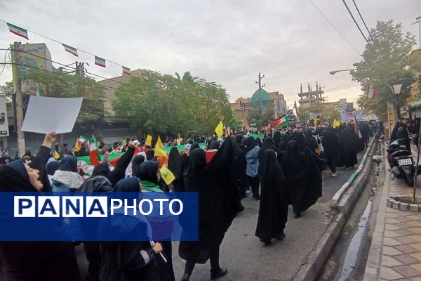  راهپیمایی ۱۳آبان در شهرستان ورامین