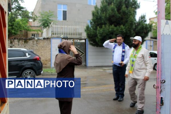 بازدید ارزیاب کشوری سازمان دانش‌آموزی از مدارس تمام تشکیلاتی سملقان
