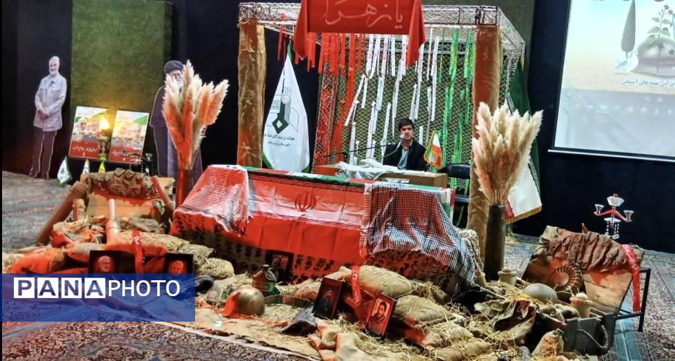 مراسم باشکوه یادبود شهدای ۱۲ روزه در شهرستان تربت جام