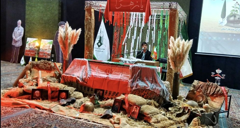 مراسم باشکوه یادبود شهدای ۱۲ روزه در شهرستان تربت جام