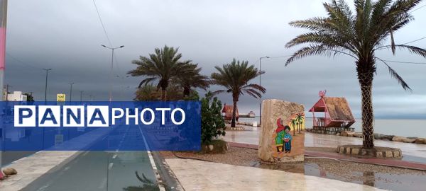 باران، چهره بندرعباس را تازه کرد
