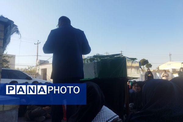 دبیرستان دخترانه صنف پوشاک ناحیه 3 میزبان شهید گمنام