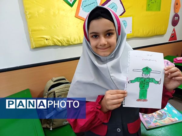 از دفتر مشق تا دفتر امنیت درسِ زندگی از زبان ناجا در دبستان سارا