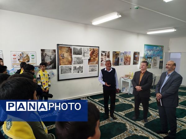 بازدید مسئول اتحادیه‌انجمن اسلامی مدارس شهرستان کاشمر از دبیرستان پسرانه سما 