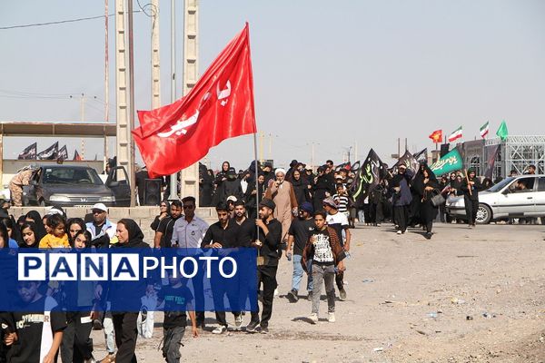 پیاده‌روی جاماندگان اربعین حسینی شهرستان بم 