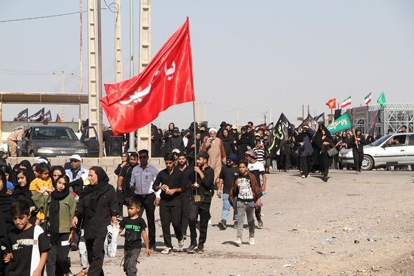پیاده‌روی جاماندگان اربعین حسینی شهرستان بم 
