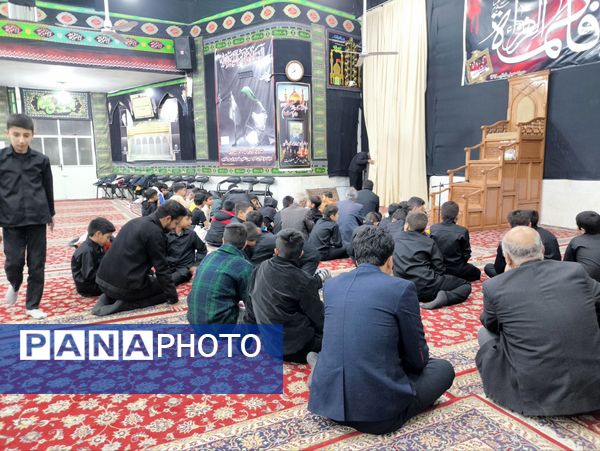 مراسم عزاداری ایام  فاطمیه در موکب مردمی شاهزاده علی اصغر فدافن 