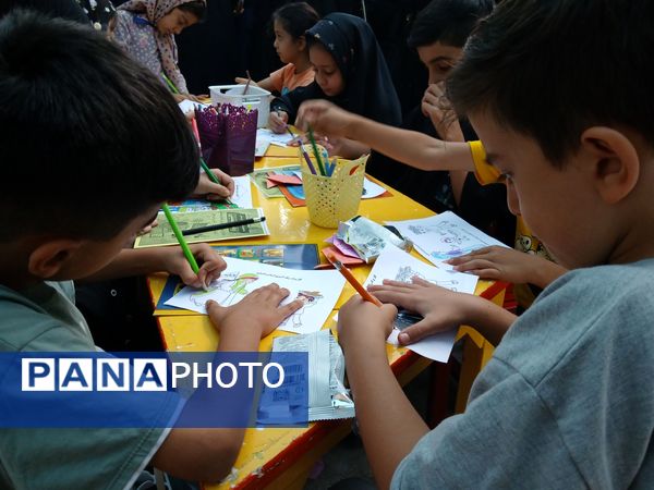 آیین افتتاحیه موکب شهدای دانش‌آموز شهرستان بهار 