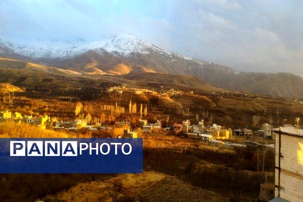 حال هوای شهر زیبای بار بعد از اولین بارش باران زمستانی