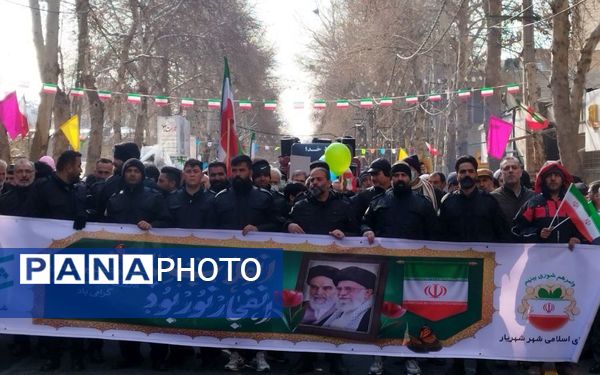  راهپیمایی ۲۲ بهمن در شهریار 