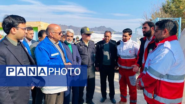 تمرین مقابله با بحران در هنرستان شهید باهنر باخرز