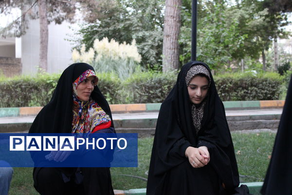 مراسم جاماندگان اربعین در کنار مزار شهدای سملقان