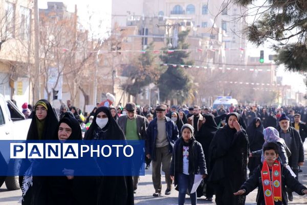 راهپیمایی با شکوه مردم دارالمومنین کاشان 