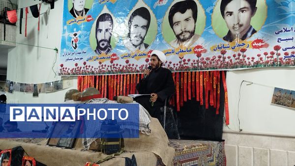 یادواره شهدا در روستای قاسمی نیشابور