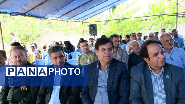 مراسم کلنگ‌زنی دبستان ۹ کلاسه غزالی ناو