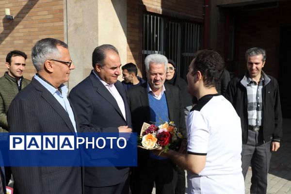 افتتاح اتاق ورزش مدرسه هوشمند استثنایی شهید رضی شهر جدید سهند