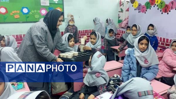 ایستگاه صلواتی در دبستان شهید غیور اصلی