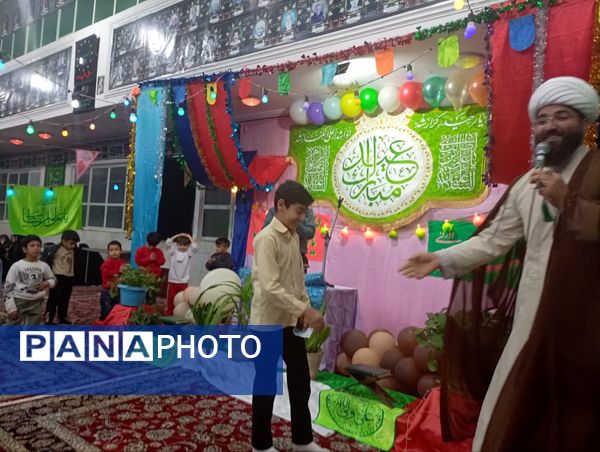 تکیه حسینی غرق در شادی علوی