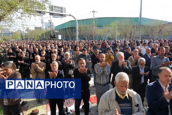 اقامه نماز عید فطر در شهرستان بجنورد 
