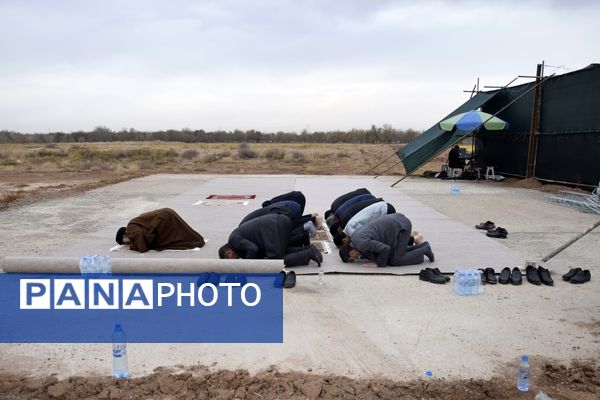 کلنگ‌زنی پروژه تصفیه آب در نیشابور با حضور مسئولان شهرستان نیشابور و استان خراسان رضوی