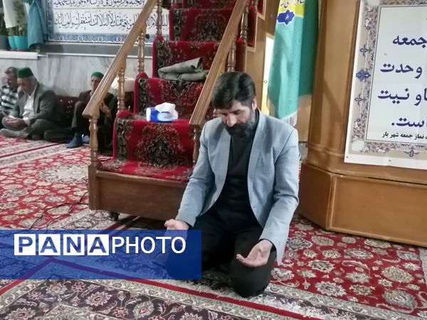 محفل انس با قرآن کریم در مسجد جامع شهر بار نیشابور 