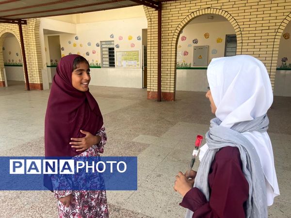 نمایش‌های خلاقانه دانش‌آموزان سیریک به‌مناسبت هفته کتاب