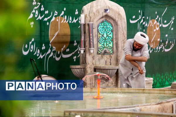 آیین معنوی اعتکاف در حرم مطهر رضوی- ۱