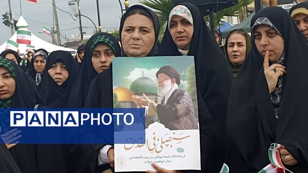 تجمعات پرشور مردم شهرستان محمودآباد برای عملیات وعده صادق۳