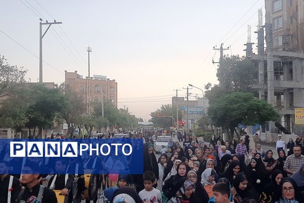 راهپیمایی کیلومتری غدیر در نیشابور