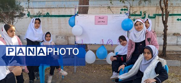 ایستگاه سبز طبیعت در مدرسه شهید رزمی خلیل آباد