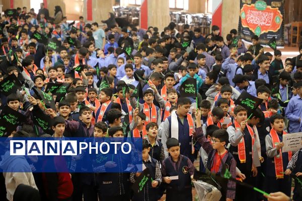 اجتماع باشکوه نوگلان فاطمی با حضور بیش از سه هزار دانش‌آموز گرگانی