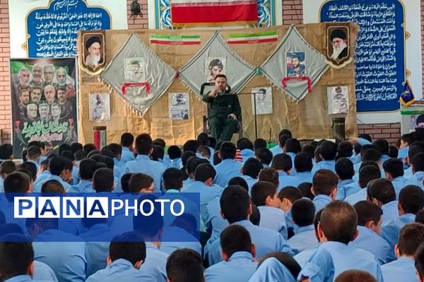 مراسم یادواره شهدا در آموزشگاه امین شهید بکائی