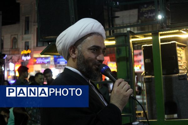 تجمع حماسی مردم بم در حمایت از اقتدار نیروهای مسلح جمهوری اسلامی 