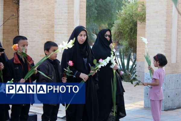 آیین غبارروبی گلزار شهدای شهرستان بم