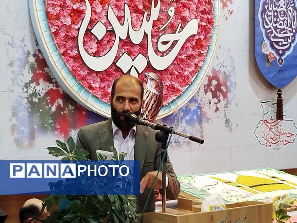 مراسم ولادت حضرت امام حسین (ع) در تکیه حسینی شهرستان کاشمر 