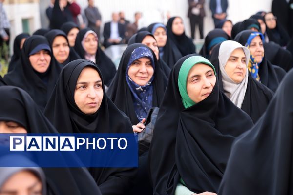 صبحگاه مشترک بسیج فرهنگیان اداره‌‌کل آموزش و پرورش شهر تهران 