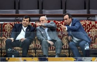 دنیامالی تماشاگر ویژه رقابت تیم کبدی ایران و تیم سریلانکا