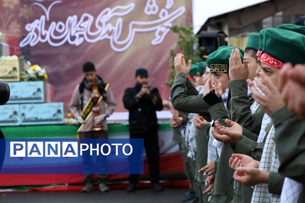 برگزاری مراسم باشکوه استقبال از شهدای گمنام در کرج 