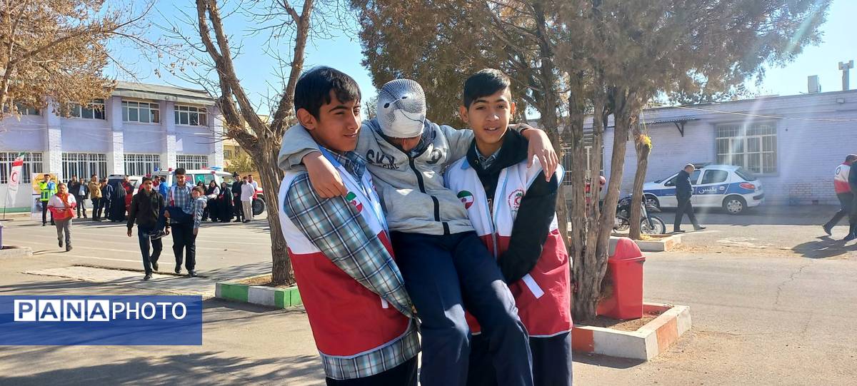 مدرسه شهید فاضل شهرکرد میزبان مانور زلزله و آمادگی دانش‌آموزان