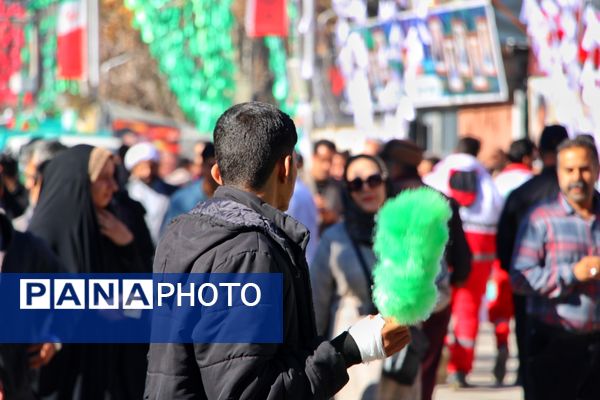 خدمت در مسیر «طریق‌الشهدا» در سالگرد حاج قاسم