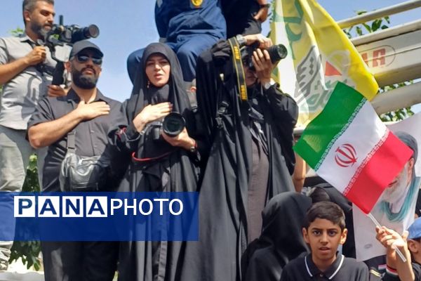 تشییع پیکر شهدای اقتدار در تهران ایران