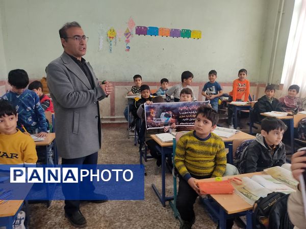 کلاس درسی از ورزقان با جلوه‌های «نه به چهارشنبه سوزی»