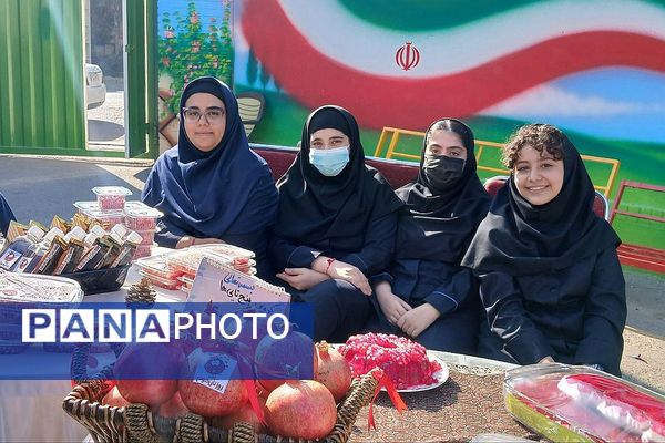 جشنواره انار در دبیرستان حجاب ورامین