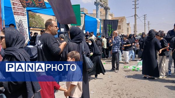 پیاده‌روی جاماندگان اربعین حسینی در شهرستان نظرآباد 