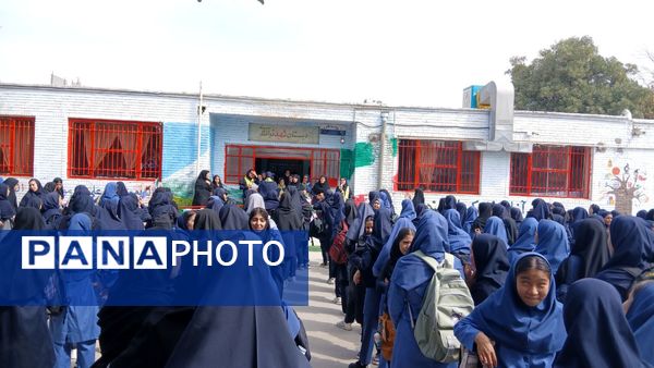 بازگشایی دبیرستان میثاق منطقه تبادکان