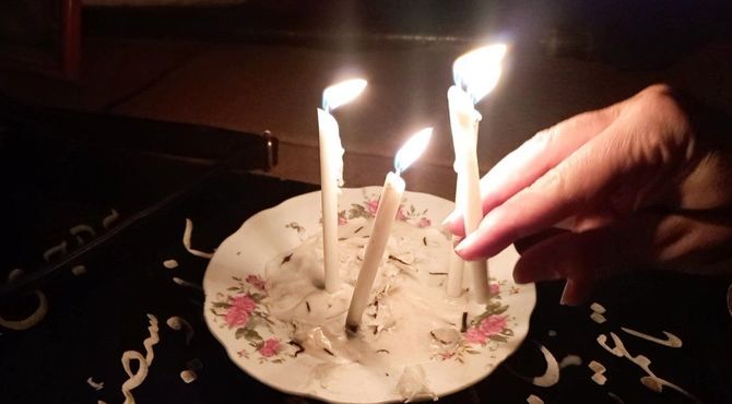 شب شام غریبان در گلزار شهدای شهر فردانبه 