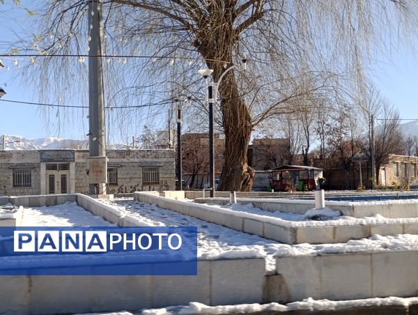 برف زمستانی مهمان شهرستان کیار شد