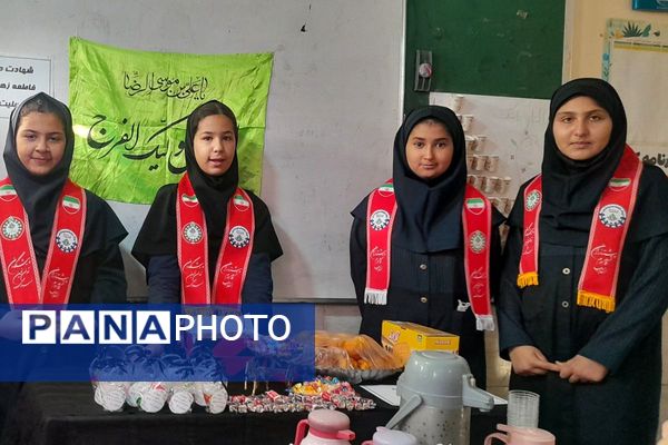 طنین نوای عشق و عزا؛ مراسم عزاداری دهه دوم فاطمیه در مدارس بهارستان‌دو