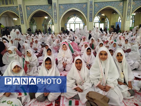 بزرگ‌ترین مراسم جشن تکلیف دانش‌آموزان پایه سوم ابتدایی شهرستان مراغه 